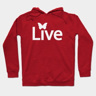 Live text design Hoodie